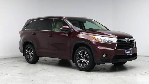TOYOTA HIGHLANDER 2016 5TDJKRFHXGS252605 image