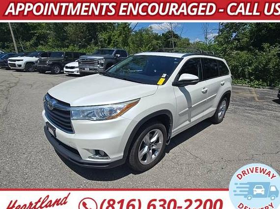 TOYOTA HIGHLANDER 2016 5TDDKRFH5GS313923 image
