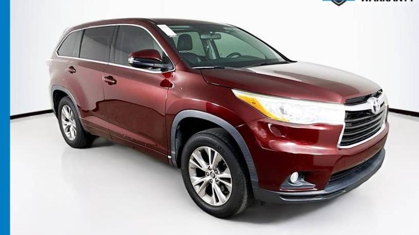 TOYOTA HIGHLANDER 2016 5TDZKRFH1GS186514 image