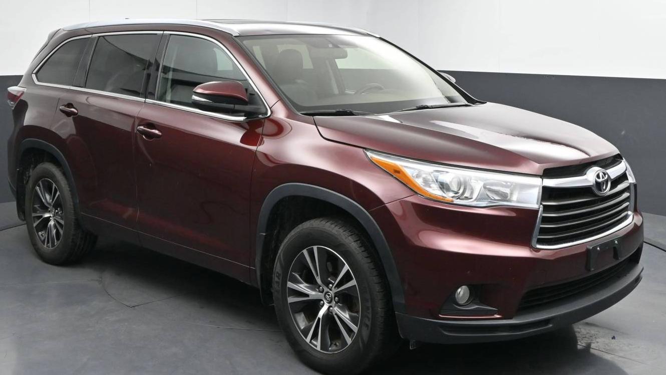 TOYOTA HIGHLANDER 2016 5TDJKRFH1GS320855 image