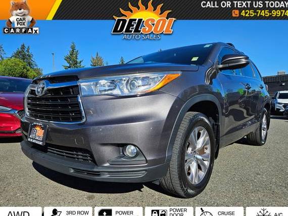 TOYOTA HIGHLANDER 2016 5TDBKRFH4GS266729 image