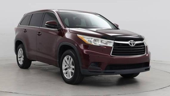 TOYOTA HIGHLANDER 2016 5TDZKRFH0GS171079 image