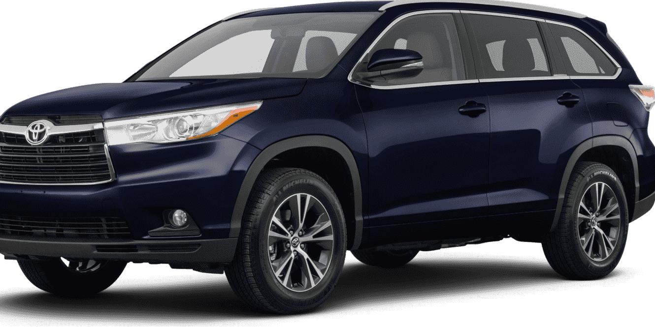 TOYOTA HIGHLANDER 2016 5TDKKRFH8GS153009 image