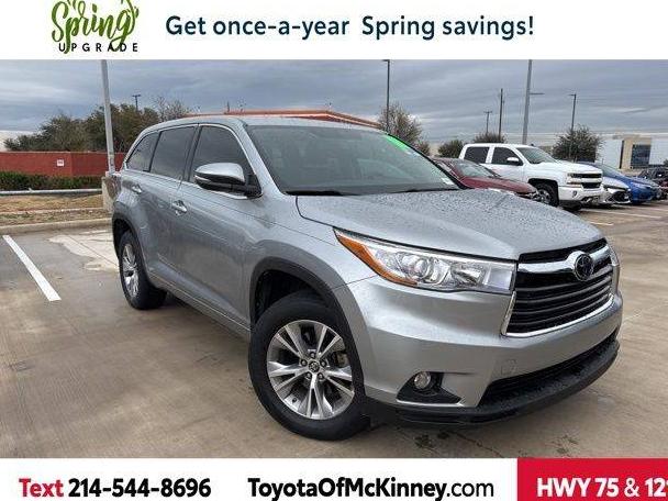 TOYOTA HIGHLANDER 2016 5TDZKRFH2GS179331 image