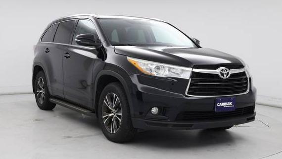 TOYOTA HIGHLANDER 2016 5TDJKRFH1GS242478 image