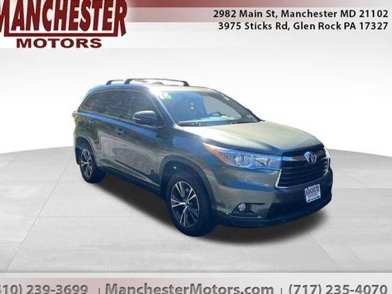 TOYOTA HIGHLANDER 2016 5TDJKRFH7GS291684 image