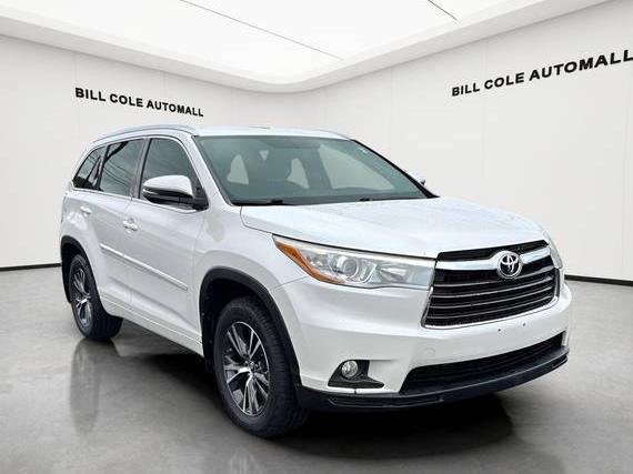 TOYOTA HIGHLANDER 2016 5TDJKRFH1GS277733 image