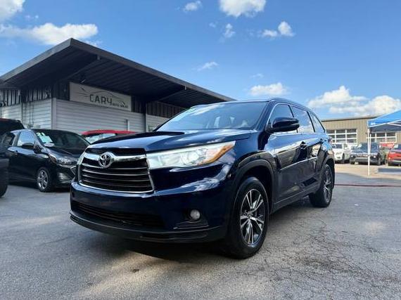 TOYOTA HIGHLANDER 2016 5TDJKRFH1GS342337 image
