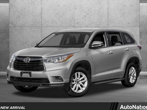 TOYOTA HIGHLANDER 2016 5TDZKRFH1GS160348 image