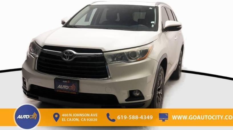 TOYOTA HIGHLANDER 2016 5TDKKRFH5GS140265 image