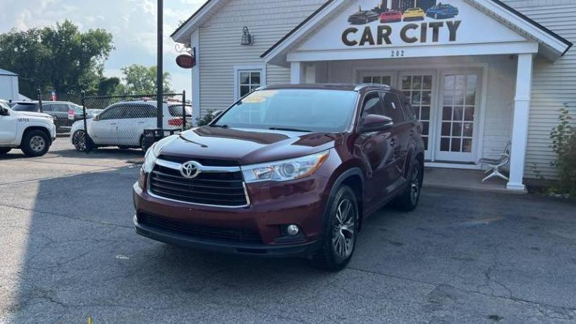 TOYOTA HIGHLANDER 2016 5TDJKRFH2GS310917 image