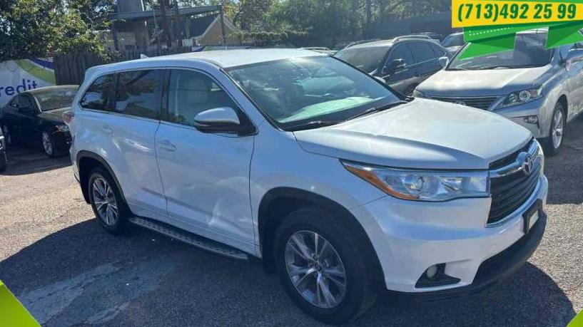 TOYOTA HIGHLANDER 2016 5TDZKRFH0GS142018 image