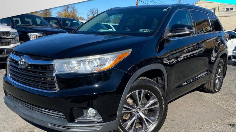 TOYOTA HIGHLANDER 2016 5TDJKRFH3GS500287 image