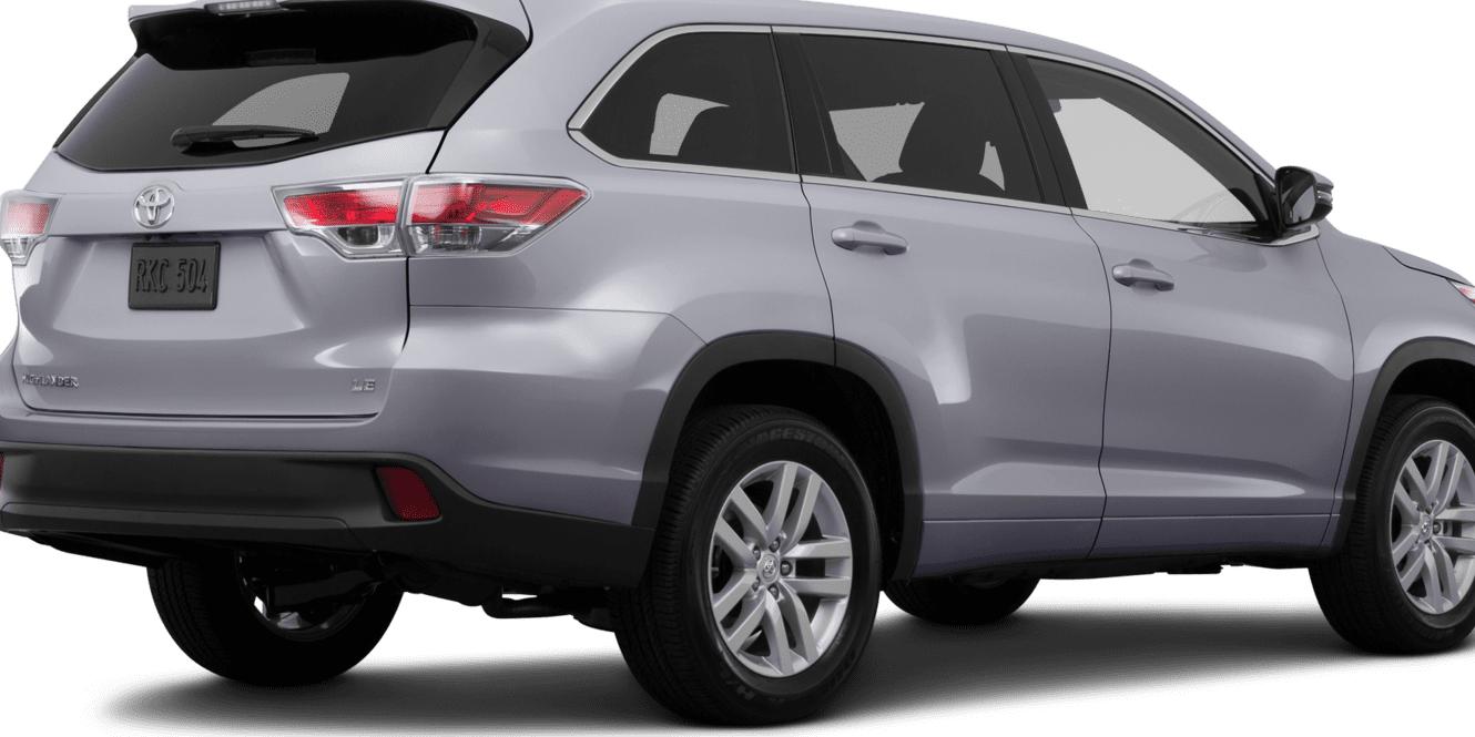 TOYOTA HIGHLANDER 2016 5TDBKRFH6GS270510 image