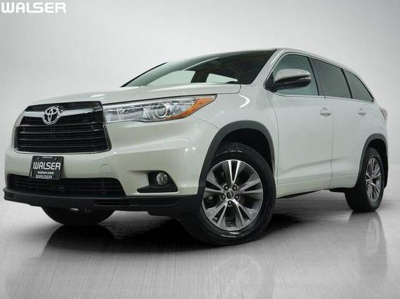 TOYOTA HIGHLANDER 2016 5TDBKRFH4GS282249 image
