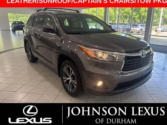 TOYOTA HIGHLANDER 2016 5TDKKRFH0GS500350 image