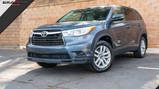 TOYOTA HIGHLANDER 2016 5TDBKRFH0GS263214 image