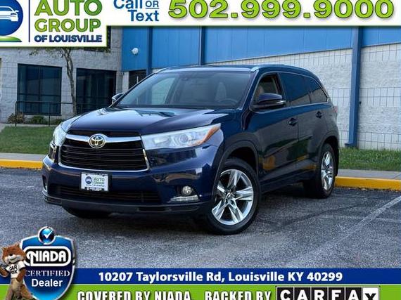 TOYOTA HIGHLANDER 2016 5TDDKRFH4GS259837 image