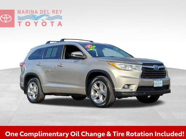 TOYOTA HIGHLANDER 2016 5TDDCRFH1GS013793 image