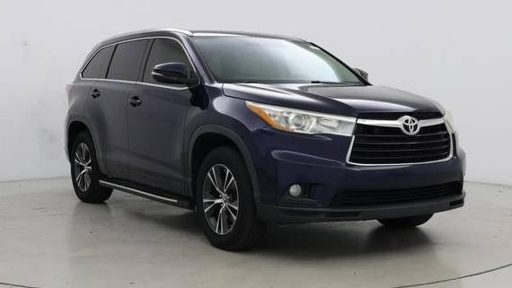 TOYOTA HIGHLANDER 2016 5TDKKRFH2GS162188 image