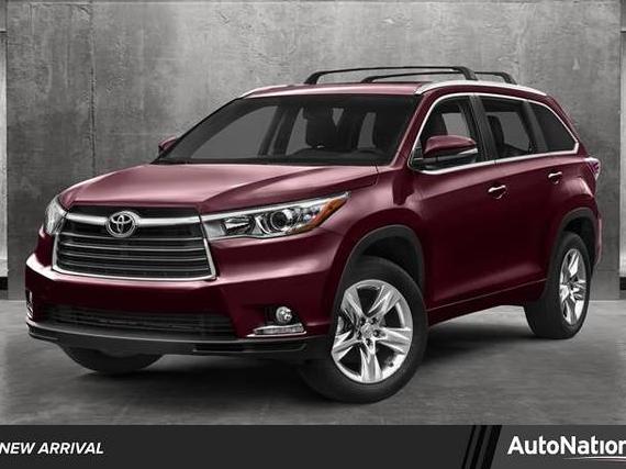 TOYOTA HIGHLANDER 2016 5TDDKRFH0GS319239 image