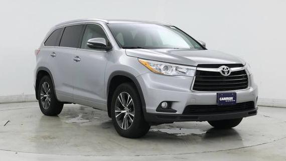 TOYOTA HIGHLANDER 2016 5TDJKRFH1GS275321 image
