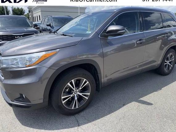 TOYOTA HIGHLANDER 2016 5TDJKRFH4GS500332 image