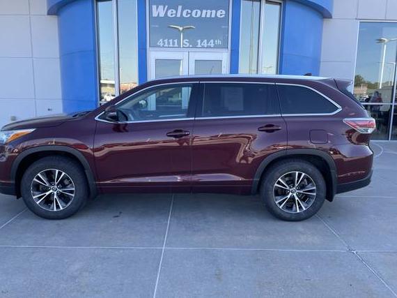 TOYOTA HIGHLANDER 2016 5TDJKRFHXGS339940 image