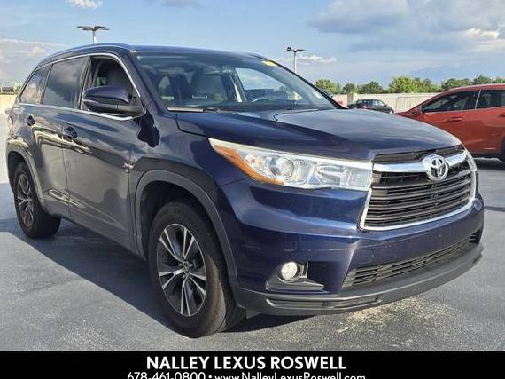 TOYOTA HIGHLANDER 2016 5TDKKRFH0GS148810 image