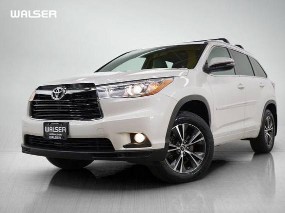 TOYOTA HIGHLANDER 2016 5TDJKRFH1GS341463 image