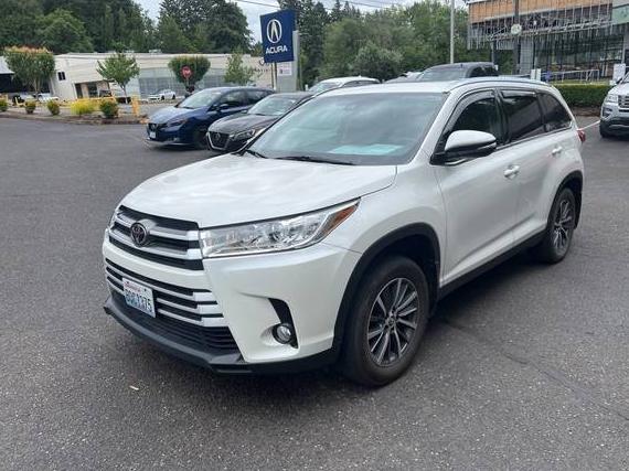 TOYOTA HIGHLANDER 2019 5TDJZRFH0KS606927 image