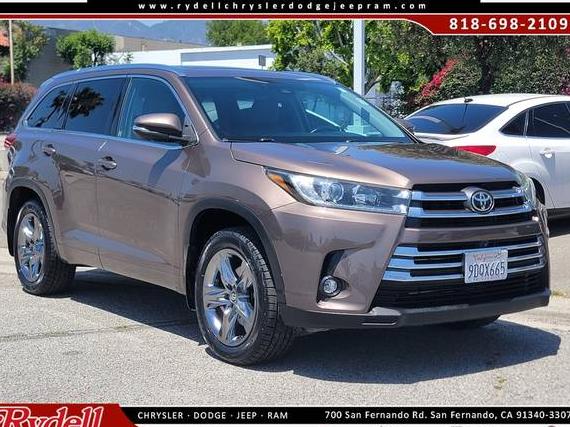 TOYOTA HIGHLANDER 2019 5TDDZRFH4KS988974 image