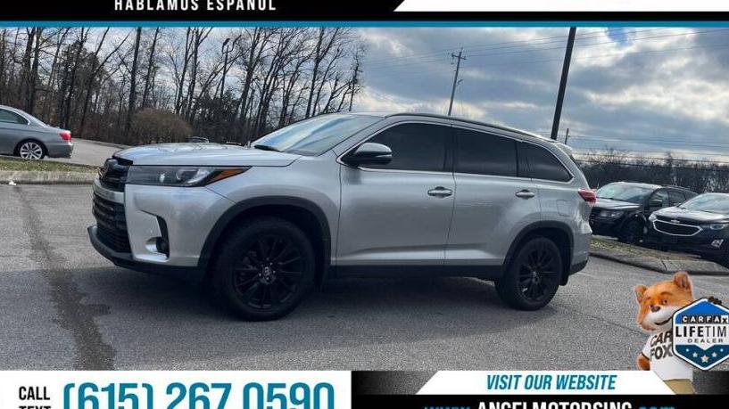 TOYOTA HIGHLANDER 2019 5TDJZRFH8KS730766 image