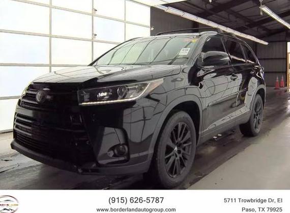 TOYOTA HIGHLANDER 2019 5TDKZRFH2KS315026 image