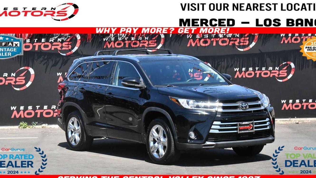 TOYOTA HIGHLANDER 2019 5TDYZRFH8KS296914 image