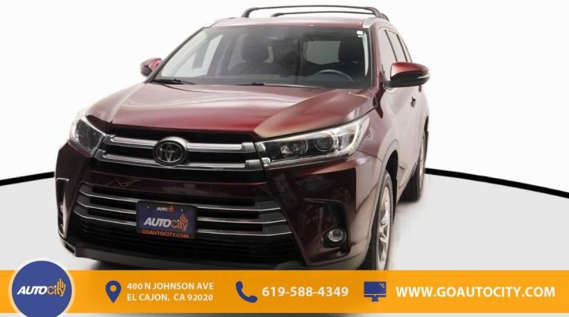 TOYOTA HIGHLANDER 2019 5TDYZRFHXKS354134 image