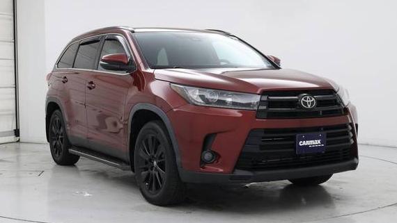 TOYOTA HIGHLANDER 2019 5TDJZRFH4KS620748 image
