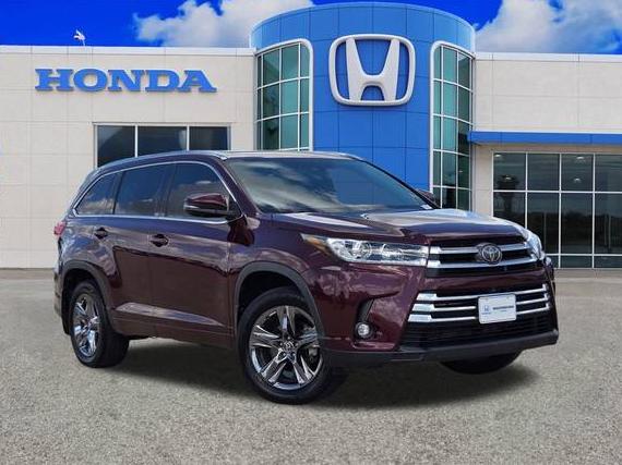 TOYOTA HIGHLANDER 2019 5TDDZRFHXKS921716 image