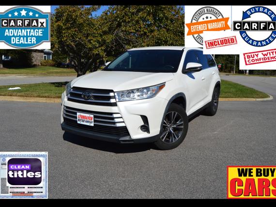 TOYOTA HIGHLANDER 2019 5TDZZRFH1KS361560 image