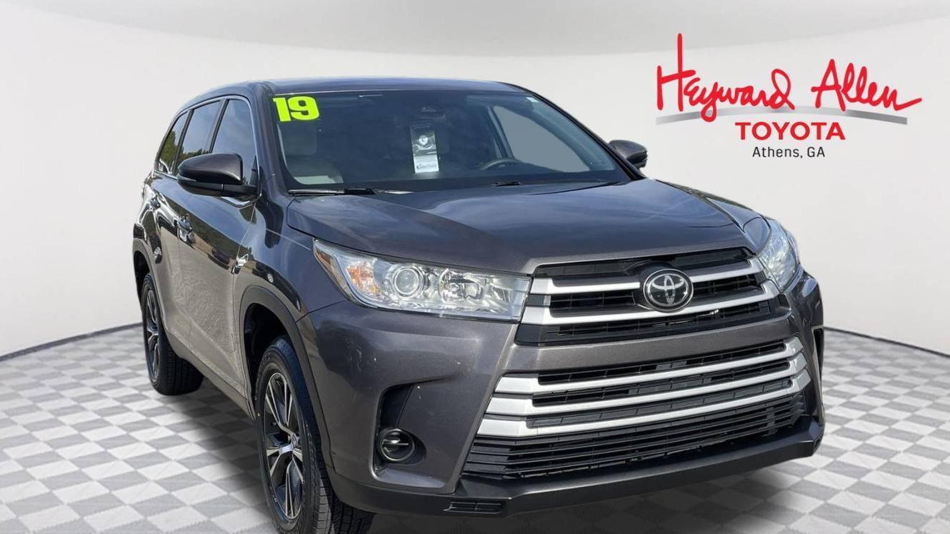 TOYOTA HIGHLANDER 2019 5TDZZRFH8KS361605 image