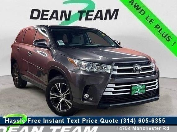 TOYOTA HIGHLANDER 2019 5TDBZRFH1KS921241 image
