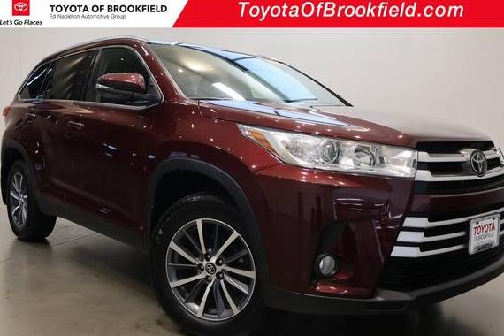 TOYOTA HIGHLANDER 2019 5TDJZRFH9KS952202 image