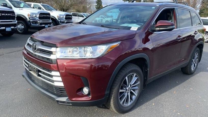 TOYOTA HIGHLANDER 2019 5TDJZRFH8KS747812 image