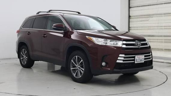 TOYOTA HIGHLANDER 2019 5TDJZRFH4KS985849 image
