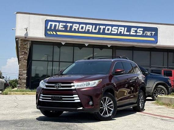 TOYOTA HIGHLANDER 2019 5TDKZRFH0KS291440 image TOYOTA HIGHLANDER 2019 5TDKZRFH0KS291440 image