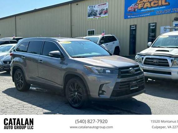 TOYOTA HIGHLANDER 2019 5TDJZRFH8KS933768 image