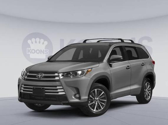 TOYOTA HIGHLANDER 2019 5TDJZRFH3KS916618 image