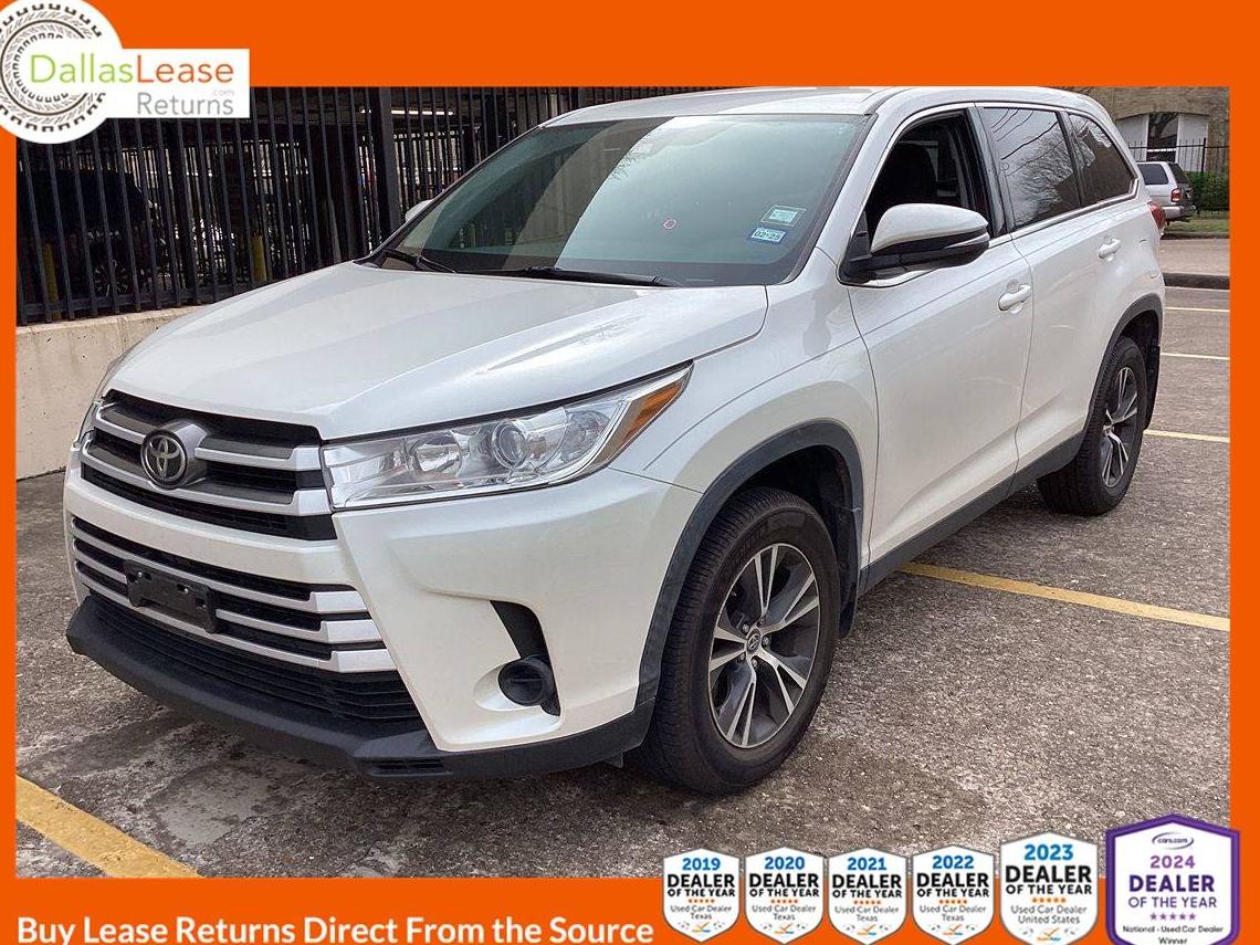 TOYOTA HIGHLANDER 2019 5TDZARFH1KS058320 image