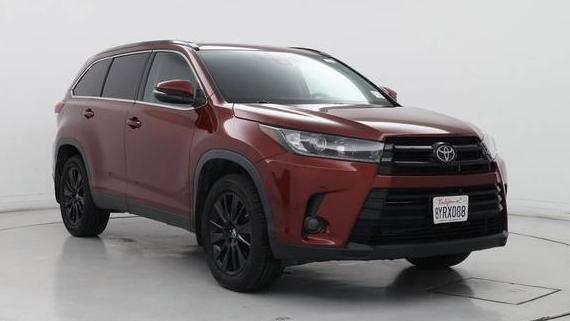 TOYOTA HIGHLANDER 2019 5TDJZRFH4KS608129 image