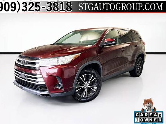 TOYOTA HIGHLANDER 2019 5TDZZRFH4KS328083 image